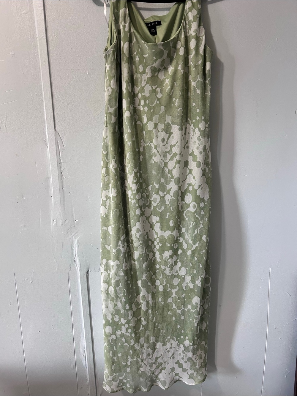 Le Bos — Olive Floral Maxi Dress
